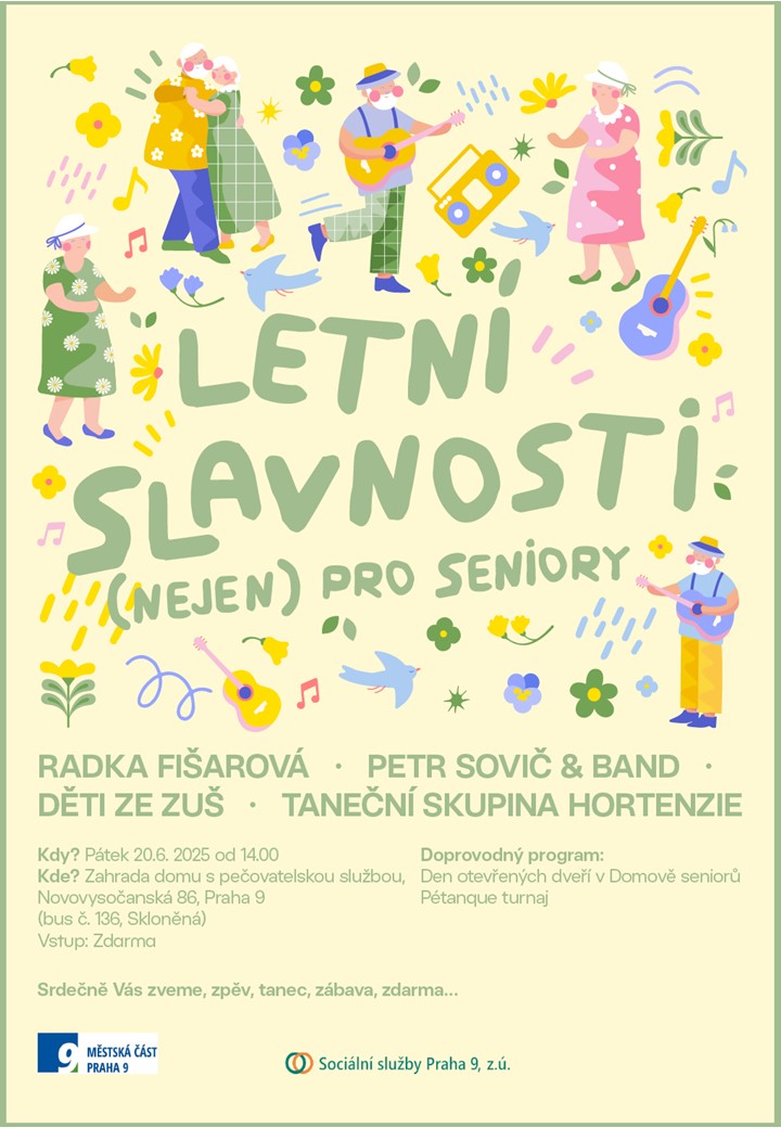 LETNÍ SLAVNOSTI NEJEN PRO SENIORY