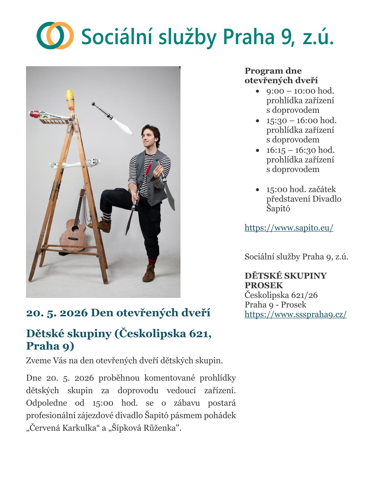 Den otevřených dveří v Dětských skupinách